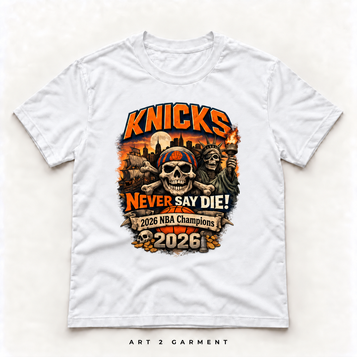 Art2Garment — Never Say Die Championship Tee