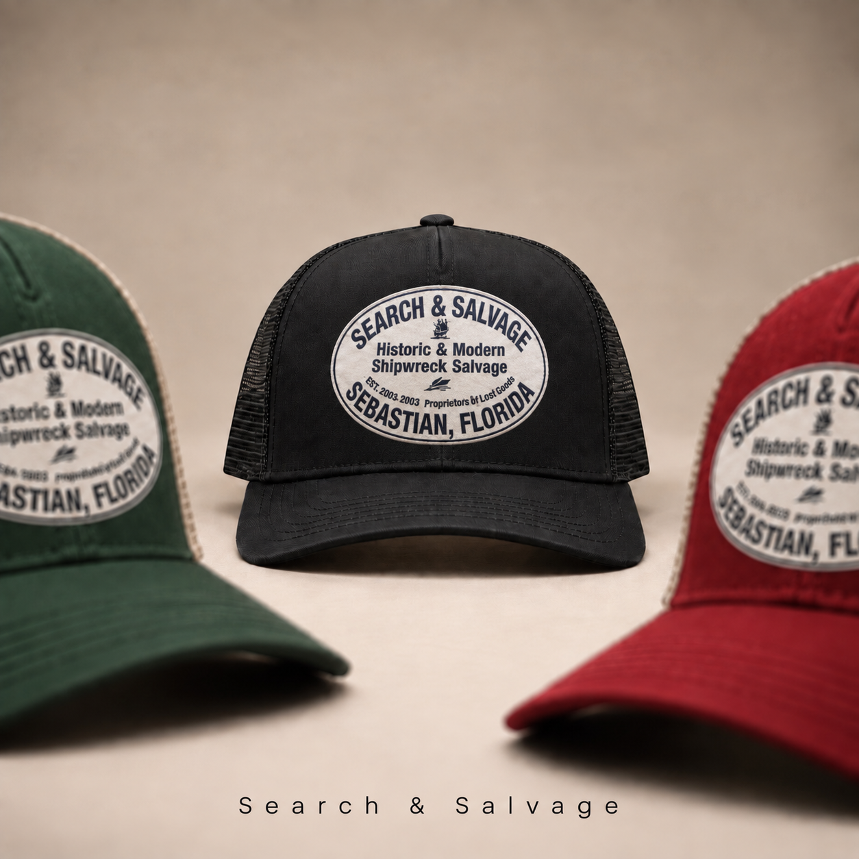 Search & Salvage Sebastian Heritage Mesh Snapback