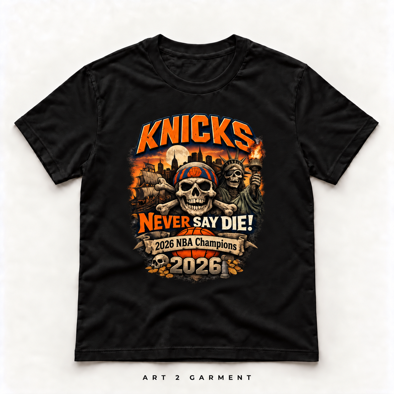 Art2Garment — Never Say Die Championship Tee