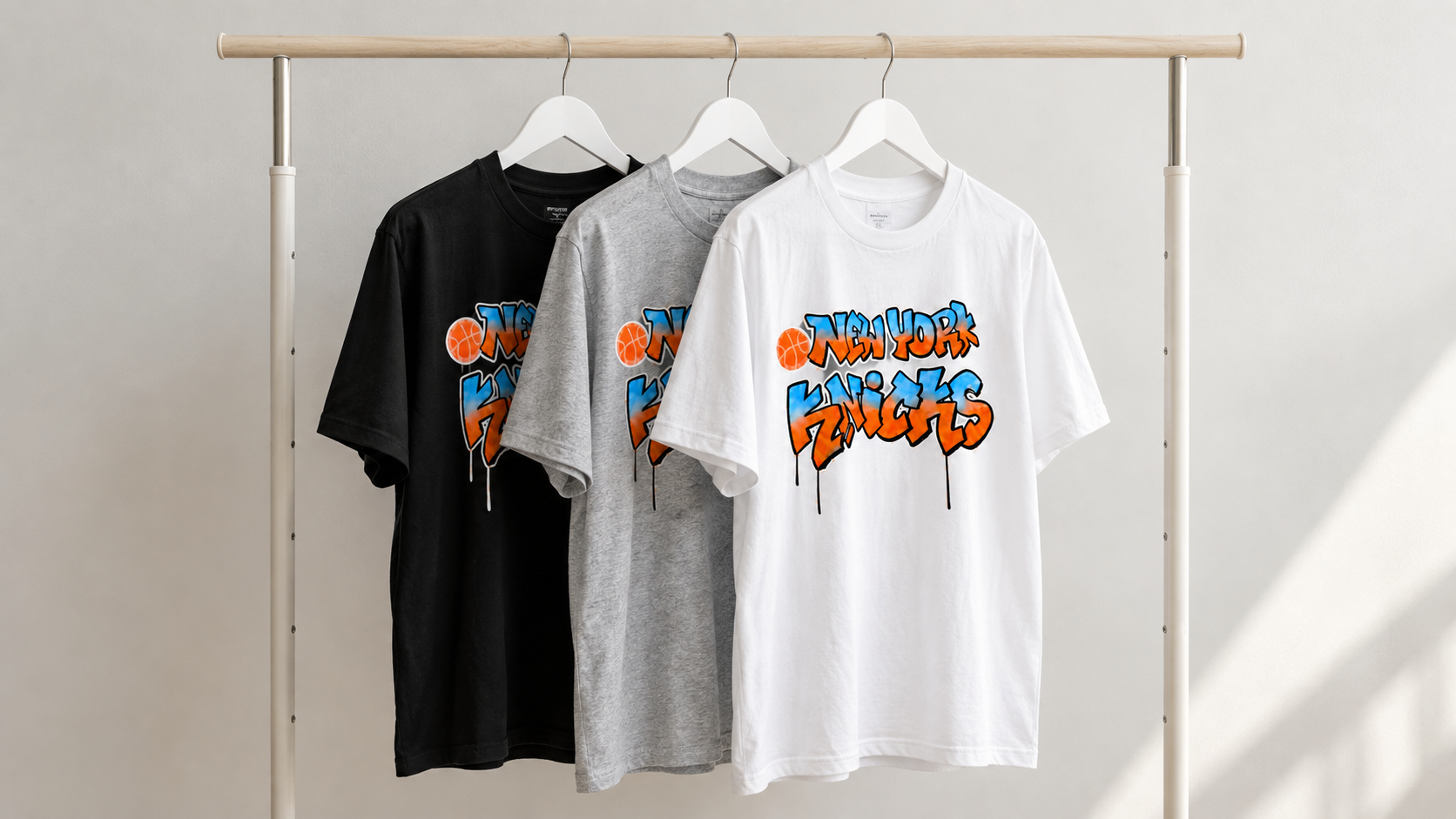 Doc Harlem Signature Series — Knicks Sherbet Graffiti Tee